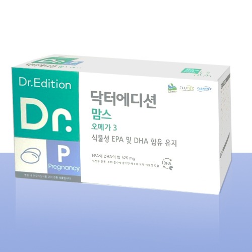 닥터에디션 맘스 오메가3 180캡슐 EPA 및 DHA 함유 적립금 즉시사용